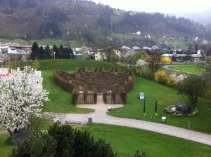 Egy igazi labirintus. Nyáron kevésbé áttekinthető. :)