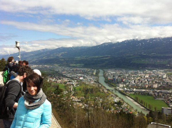 ausztria innsbruck kilátás a városra